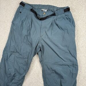 Vintage The North Face Pants Men's XL Blue Belted Cargo Hiking 36x36